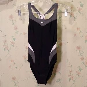 Nike Black One Piece Swimsuit